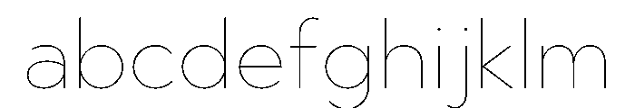 Abrade Extra Thin FONT