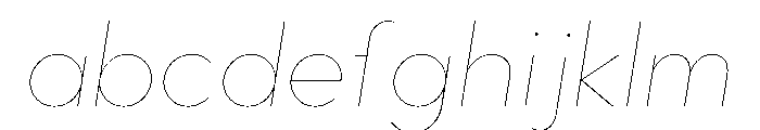 Abrade Hairline Italic FONT
