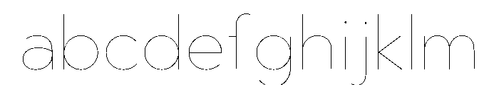 Abrade Hairline FONT