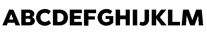 Abrade Heavy Font UPPERCASE