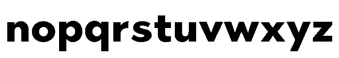 Abrade Heavy Font LOWERCASE