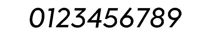 Abrade Italic Font OTHER CHARS