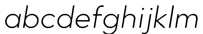 Abrade Light Italic FONT
