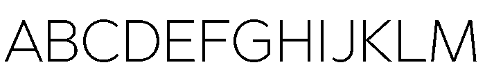 Abrade Light Font UPPERCASE