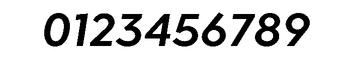 Abrade Medium Italic Font OTHER CHARS