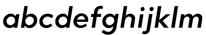 Abrade Medium Italic FONT