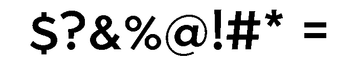 Abrade Medium Font OTHER CHARS