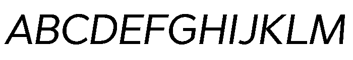 Abrade Regular Italic Font UPPERCASE