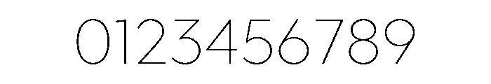 Abrade Thin Font OTHER CHARS