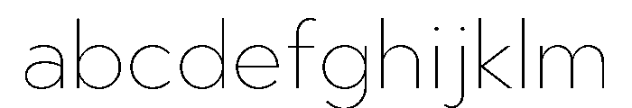 Abrade Thin FONT