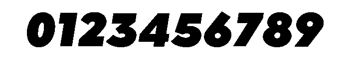 Abrade Ultra Black Italic Font OTHER CHARS