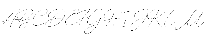 Absolute Beauty Script Light Font UPPERCASE