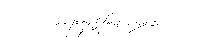 Absolute Beauty Script Light Font LOWERCASE