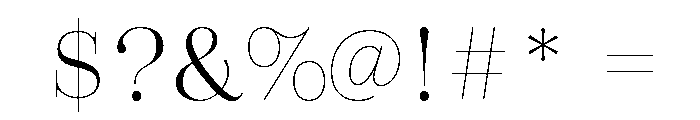 Absolute Beauty Serif Regular Font OTHER CHARS