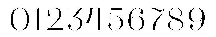 Absolute Beauty Serif Thin Font OTHER CHARS
