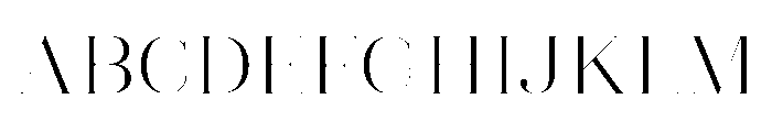 Absolute Beauty Serif Thin Font UPPERCASE