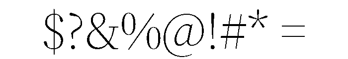 Academy Engraved Light Font OTHER CHARS