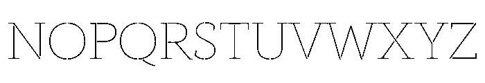 Academy Engraved Thin Font UPPERCASE