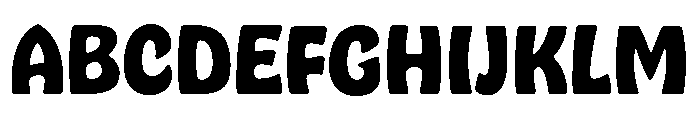 Acid Green Bold Font UPPERCASE