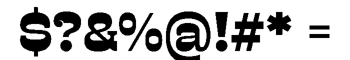 Acid Green Extra Bold Font OTHER CHARS