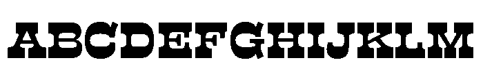 Acid Green Extra Bold Font UPPERCASE