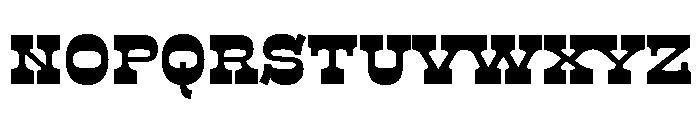 Acid Green Extra Bold Font UPPERCASE