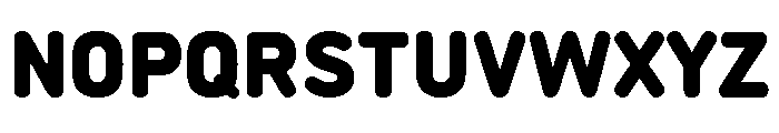 Acid Green Heavy Font UPPERCASE