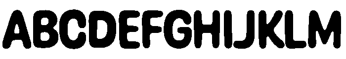 Acid Green Medium Font UPPERCASE