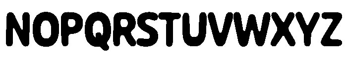Acid Green Medium Font UPPERCASE