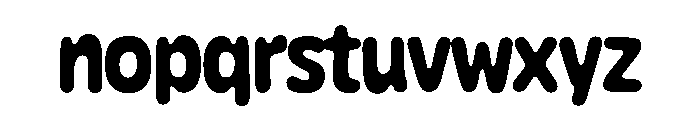 Acid Green Medium Font LOWERCASE