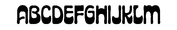 Acid Green Poster Font UPPERCASE