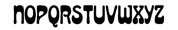Acid Green Poster Font UPPERCASE