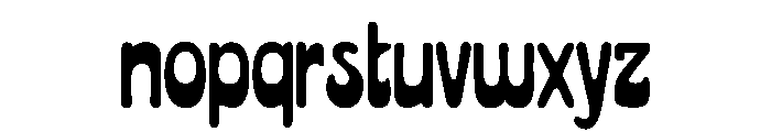 Acid Green Poster Font LOWERCASE