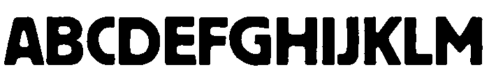 Acid Green Regular Font UPPERCASE