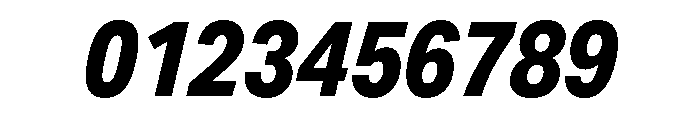 Acumin Condensed Extra Bold Italic Font OTHER CHARS