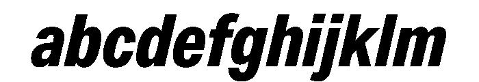 Acumin Condensed Extra Bold Italic FONT
