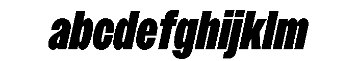 Acumin Condensed Heavy Italic FONT