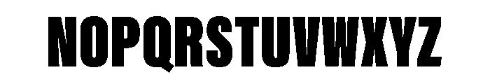 Acumin Condensed Heavy Font UPPERCASE
