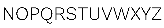 Acumin Condensed Light Font UPPERCASE