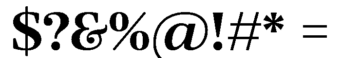 Acumin Condensed Semibold Font OTHER CHARS