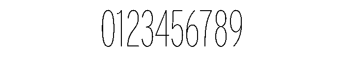 Acumin Extra Condensed Extra Light Font OTHER CHARS