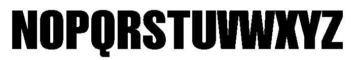 Acumin Extra Condensed Heavy Font UPPERCASE