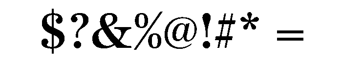 Acumin Extra Condensed Medium Font OTHER CHARS
