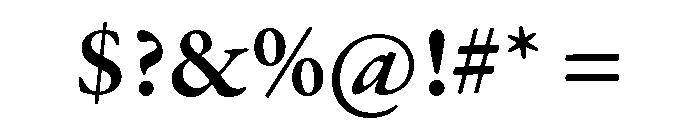 Acumin Extra Condensed Semibold Font OTHER CHARS