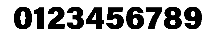 Acumin Semi Condensed Extra Bold Font OTHER CHARS