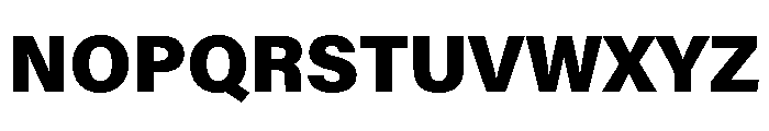 Acumin Semi Condensed Extra Bold Font UPPERCASE