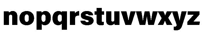 Acumin Semi Condensed Extra Bold Font LOWERCASE