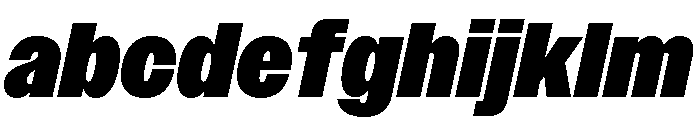 Acumin Semi Condensed Heavy Italic FONT
