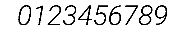 Acumin Semi Condensed Light Italic Font OTHER CHARS