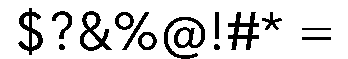 Acumin Semi Condensed Regular Font OTHER CHARS